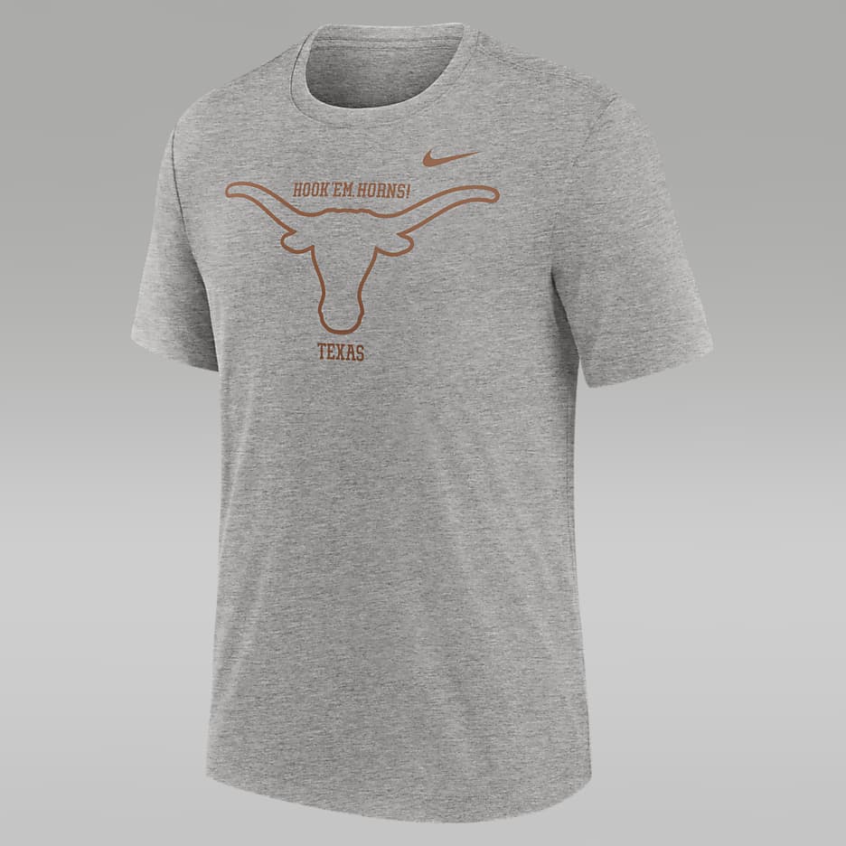 Texas Longhorns Local Campus Time Honored Tradition Men's Nike College T-Shirt - Dark Grey Heather