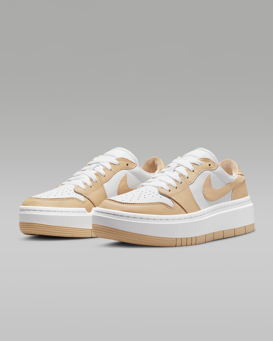 Air Jordan 1 Elevate Low Women's Shoes - White/White/White Onyx