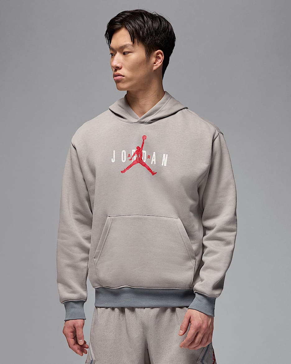 Sudadera con gorro sin cierre para hombre Jordan Brooklyn Fleece - Gris medio/Gris azulado