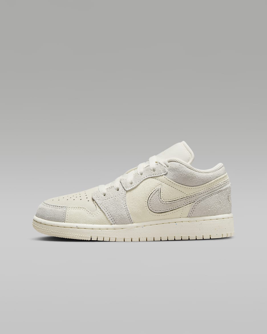 Air Jordan 1 Low SE Craft Older Kids' Shoes - Pale Ivory/Legend Light Brown/Sail