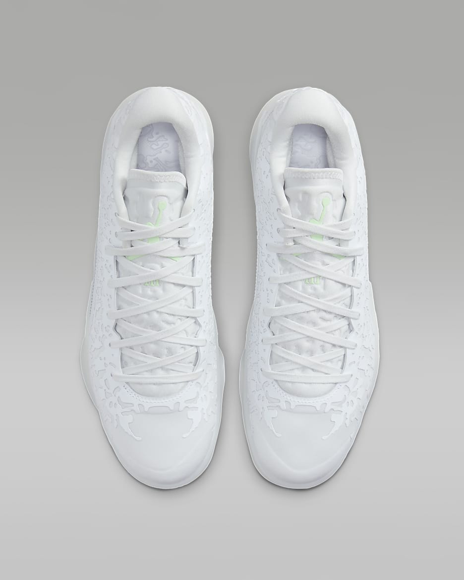 Tenis de básquetbol Zion 3 - Blanco/Blanco cáscara de huevo/Espuma rosa/Verde vapor