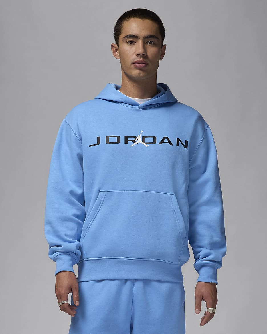 Jordan Essentials Men's Fleece Hoodie - Legend Blue