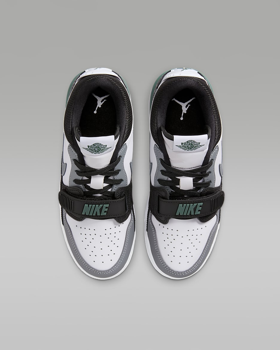 Air Jordan Legacy 312 Low cipő nagyobb gyerekeknek - Fehér/Fekete/Cool Grey/Oxidized Green