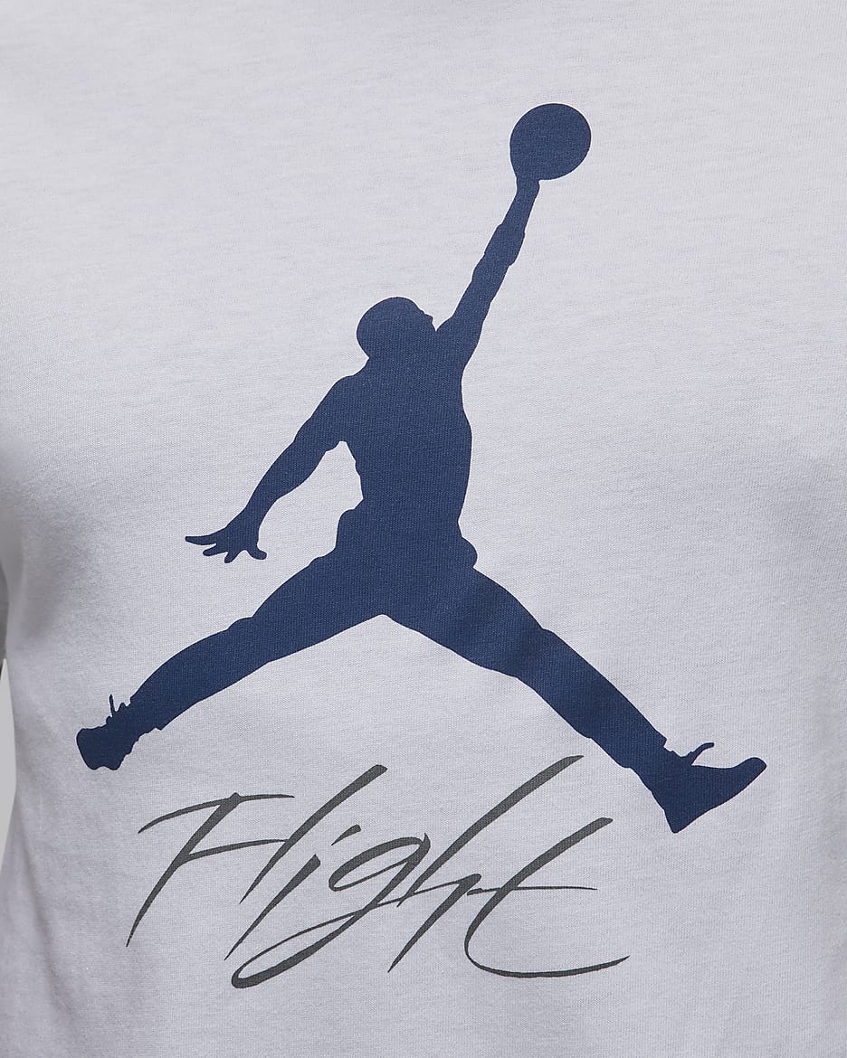 Jordan Jumpman Flight 男款 T 恤 - 白色/Navy