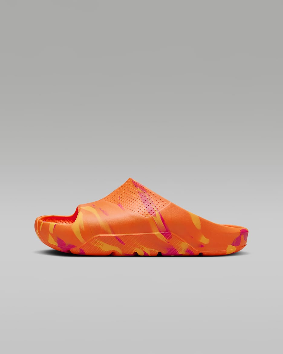 Jordan Post Older Kids' Slides - Orange Blaze/University Red/Orange Peel