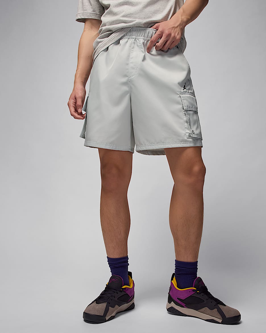 Shorts cargo Jordan Brooklyn – Uomo - Light Silver/Nero