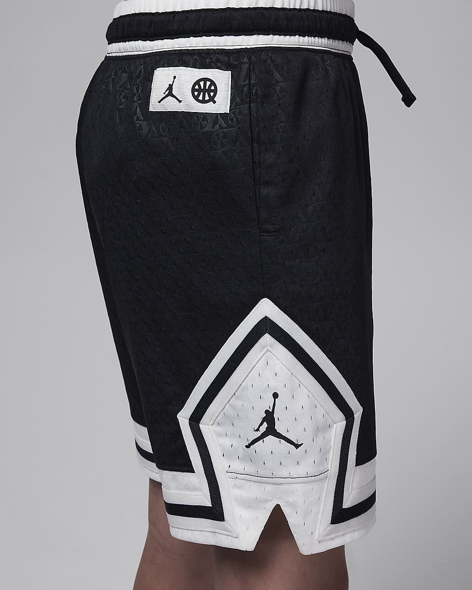 Jordan Dri-FIT Quai 54 Sport Diamond Shorts für ältere Kinder - Off Noir