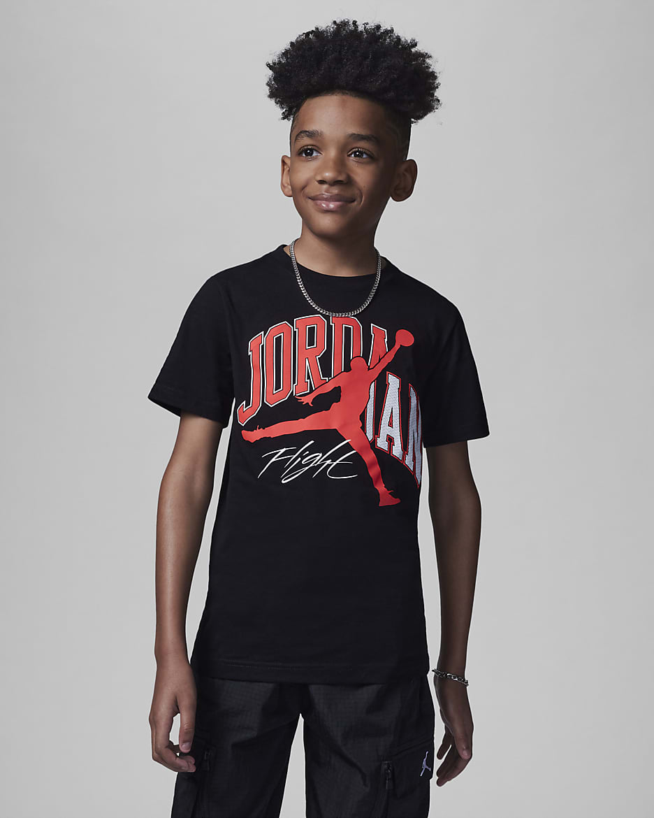 Jordan KSA Home and Away Jumpman Tee Big Kids' (Boys) T-Shirt - Black