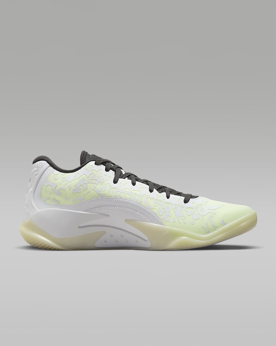 Zion 3 PF Basketball Shoes - White/Black/Barely Volt/White