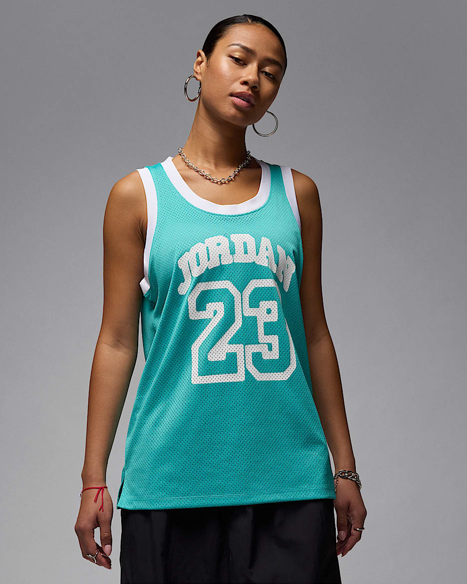 Jordan Women's Jersey - Washed Teal/White/White