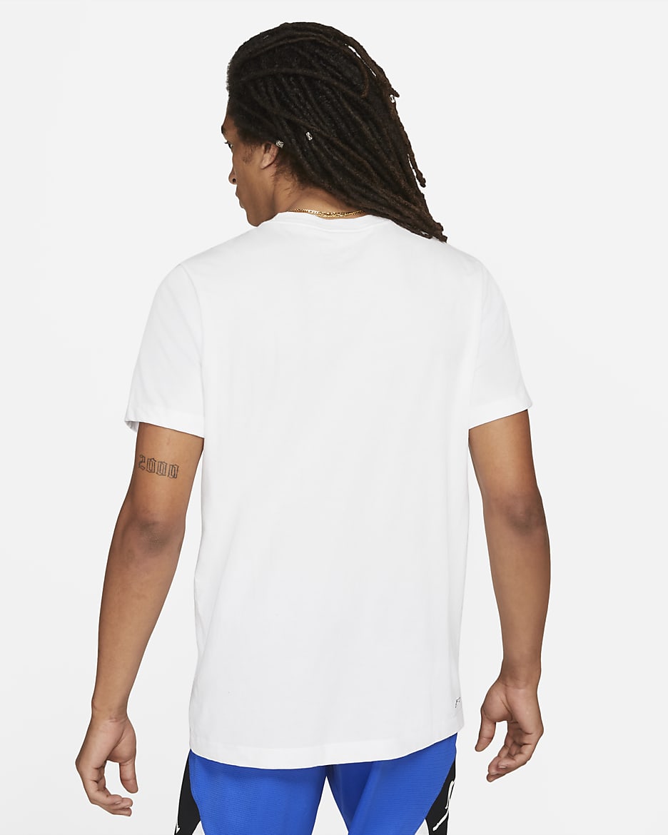 Tee-shirt Jordan Jumpman pour Homme - Blanc/Noir