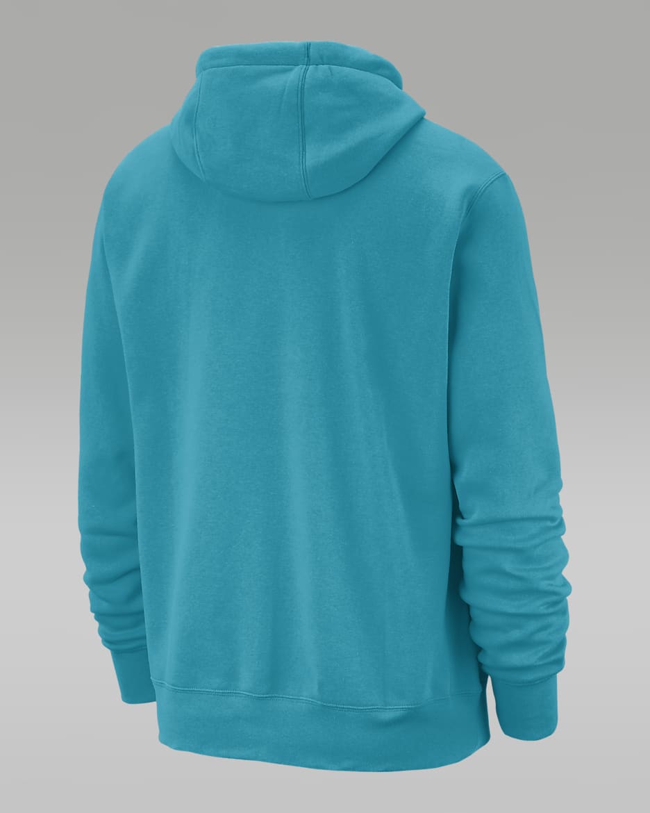 Charlotte Hornets Club Fleece City Edition Men's Jordan NBA Pullover Hoodie - Rapid Teal