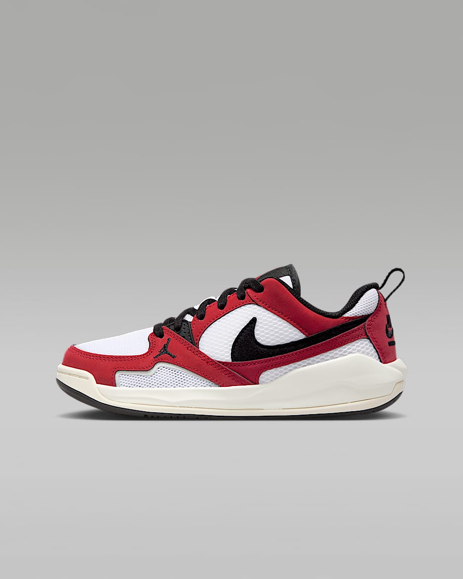 Jordan CMFT Era Older Kids' Shoes - White/Varsity Red/Sail/Black