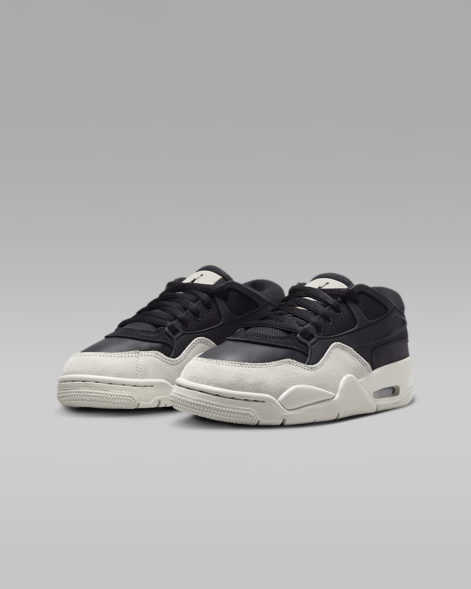 Air Jordan 4RM cipő nagyobb gyerekeknek - Fekete/Dark Grey/Light Bone