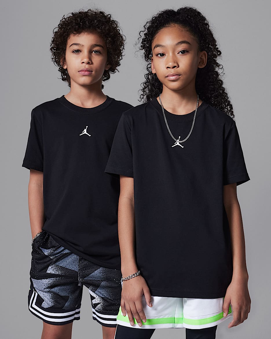 Playera Core para niños talla grande Jordan Dri-FIT Sport - Negro