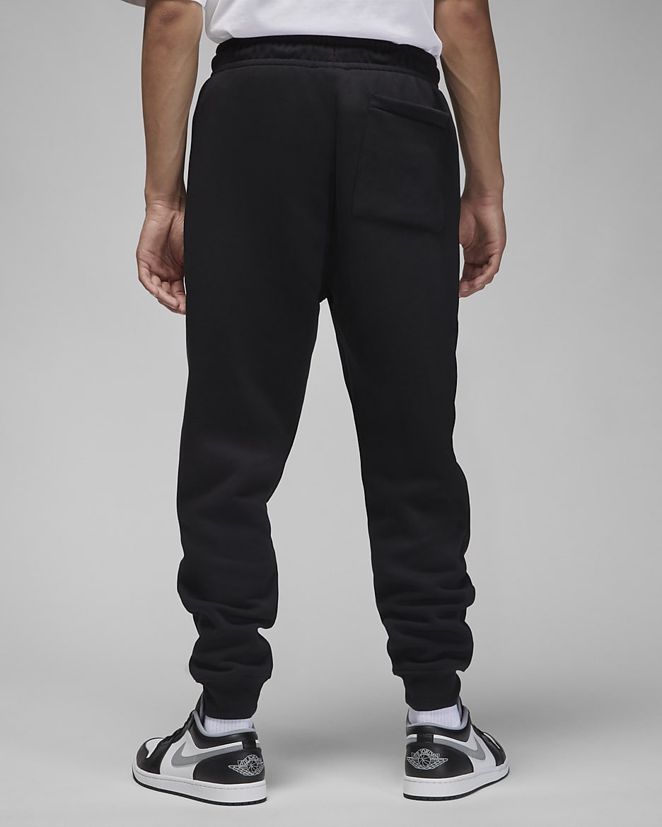 Jordan Brooklyn Fleece Men's Trousers - Black/Black/White