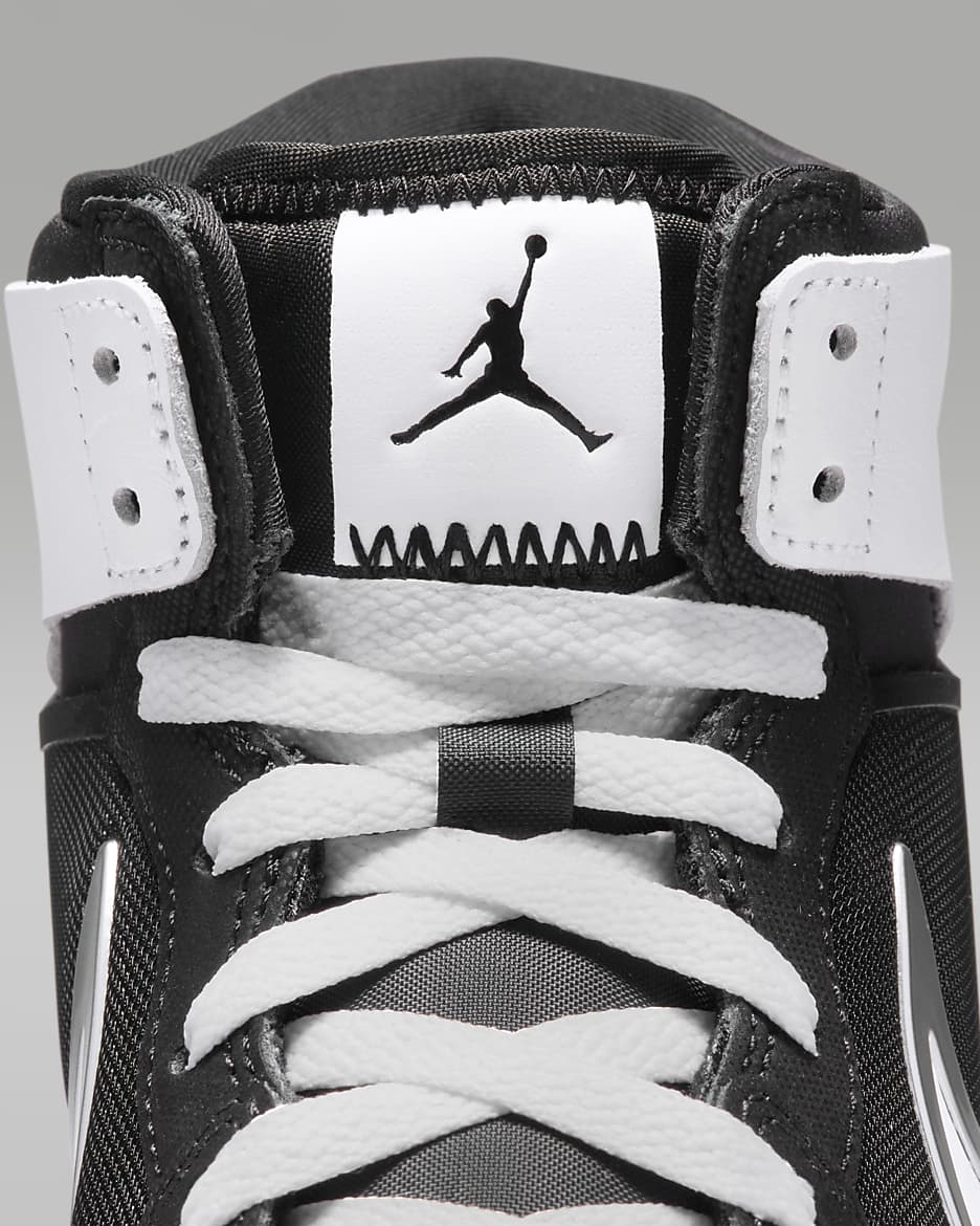 Jordan 1 Mid RM EasyOn Older Kids' Shoes - Black/White