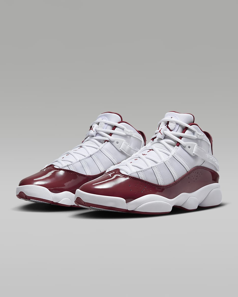 Tenis para hombre Jordan 6 Rings - Blanco/Rojo team