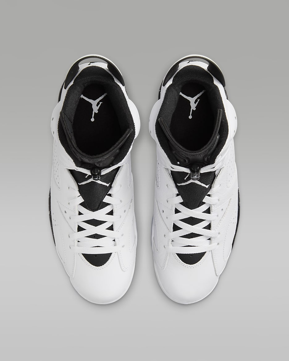 Tenis para hombre Air Jordan 6 Retro "White/Black" - Blanco/Negro