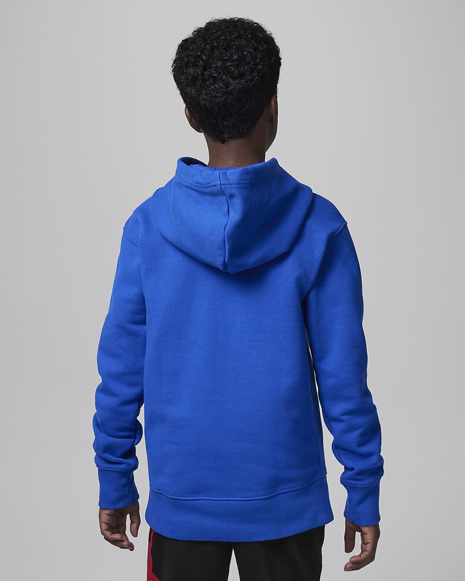 Jordan Big Kids' MJ Air Jordan Paris Pullover Hoodie - Game Royal