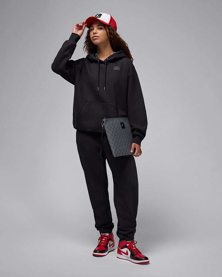 Grey Sweat Jordan Brushed Capuche Noir Sweat Nike Femme Noir