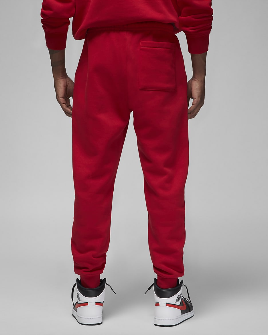 Jordan Brooklyn Fleece Men's Trousers - Gym Red/Gym Red/White