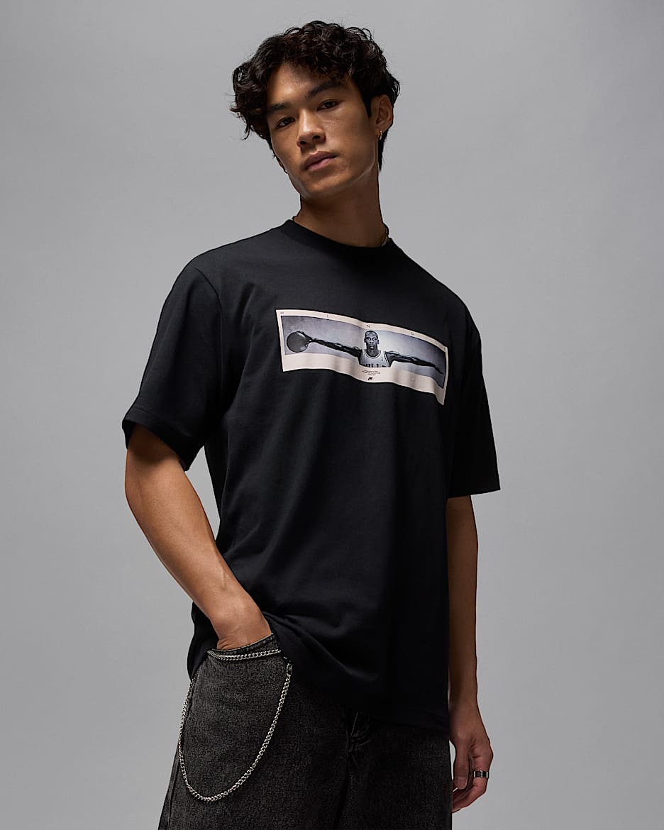 Jordan Men's Photo T-Shirt - Black/White