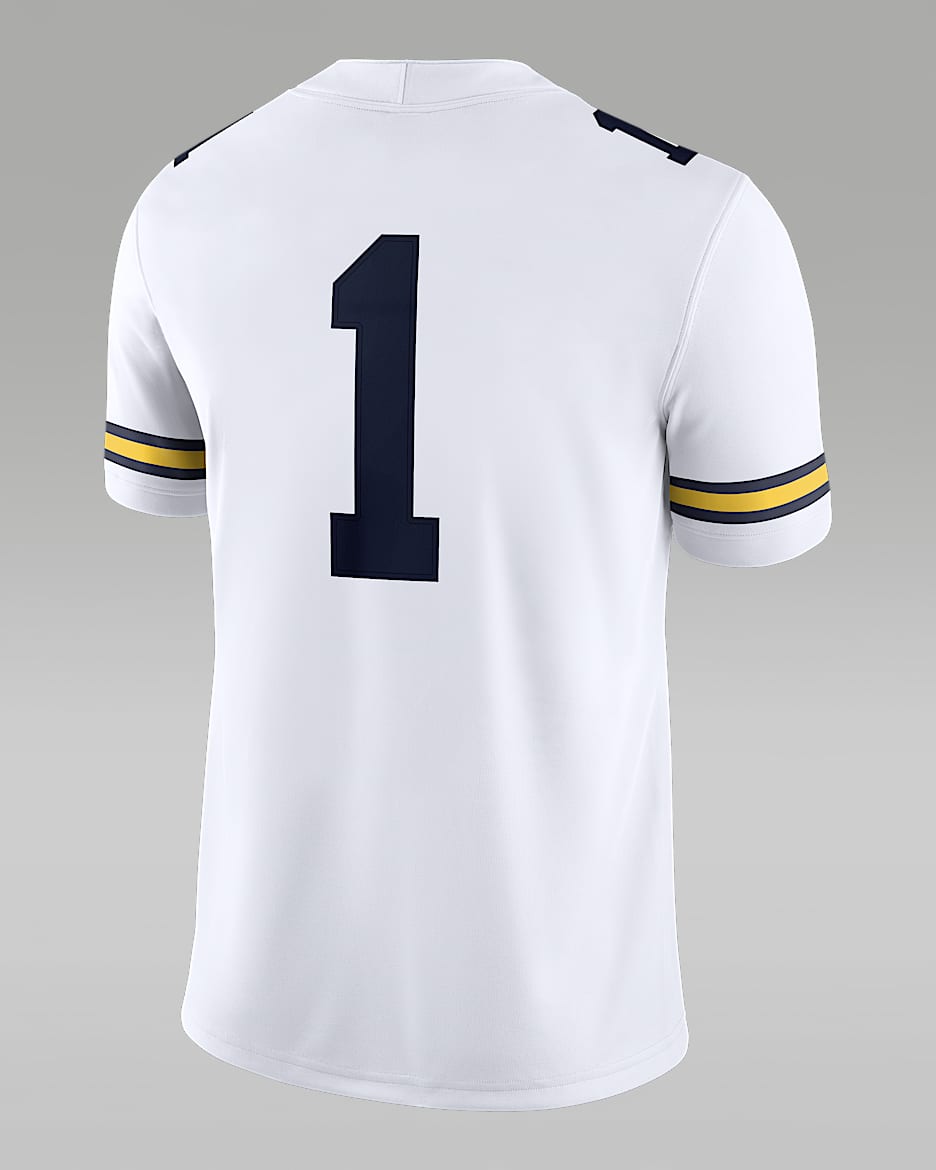 Michigan Wolverines Men's Jordan DriFIT College Game Jersey.