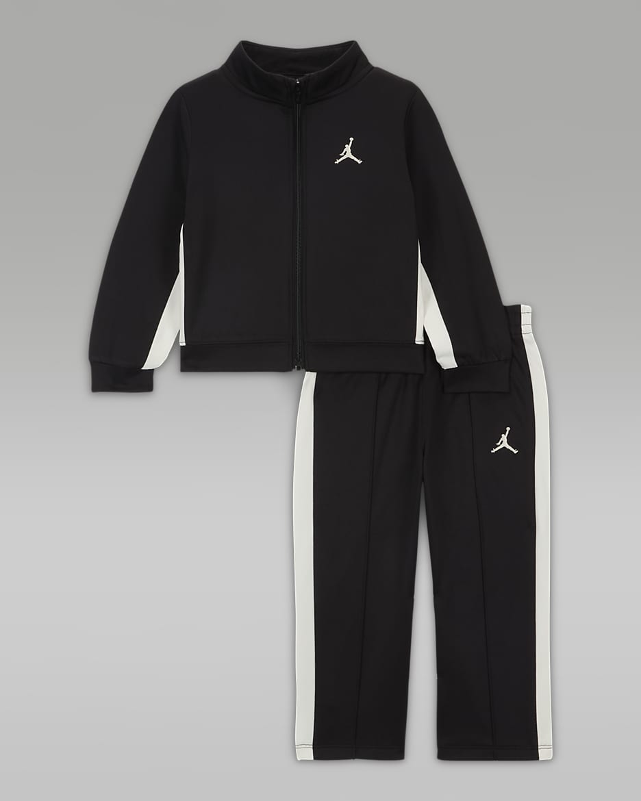 Jordan 'Mini Me' Baby (12–24M) Knit Tracksuit - Black