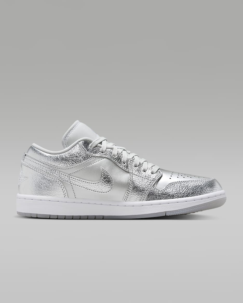 Air Jordan 1 Low SE Women's Shoes - Metallic Silver/Wolf Grey/White/Photon Dust