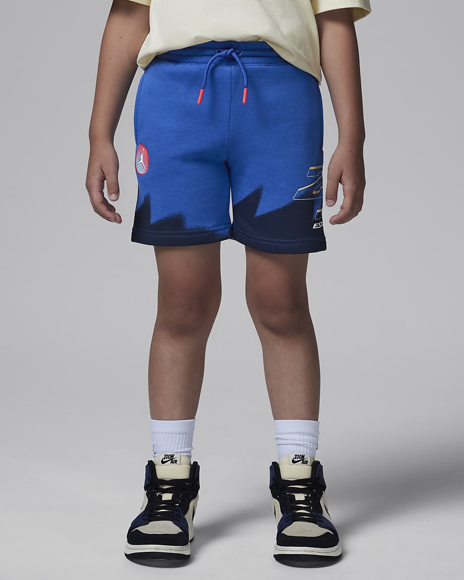 Jordan MJ Moto Little Kids' Fleece Shorts - Hyper Royal