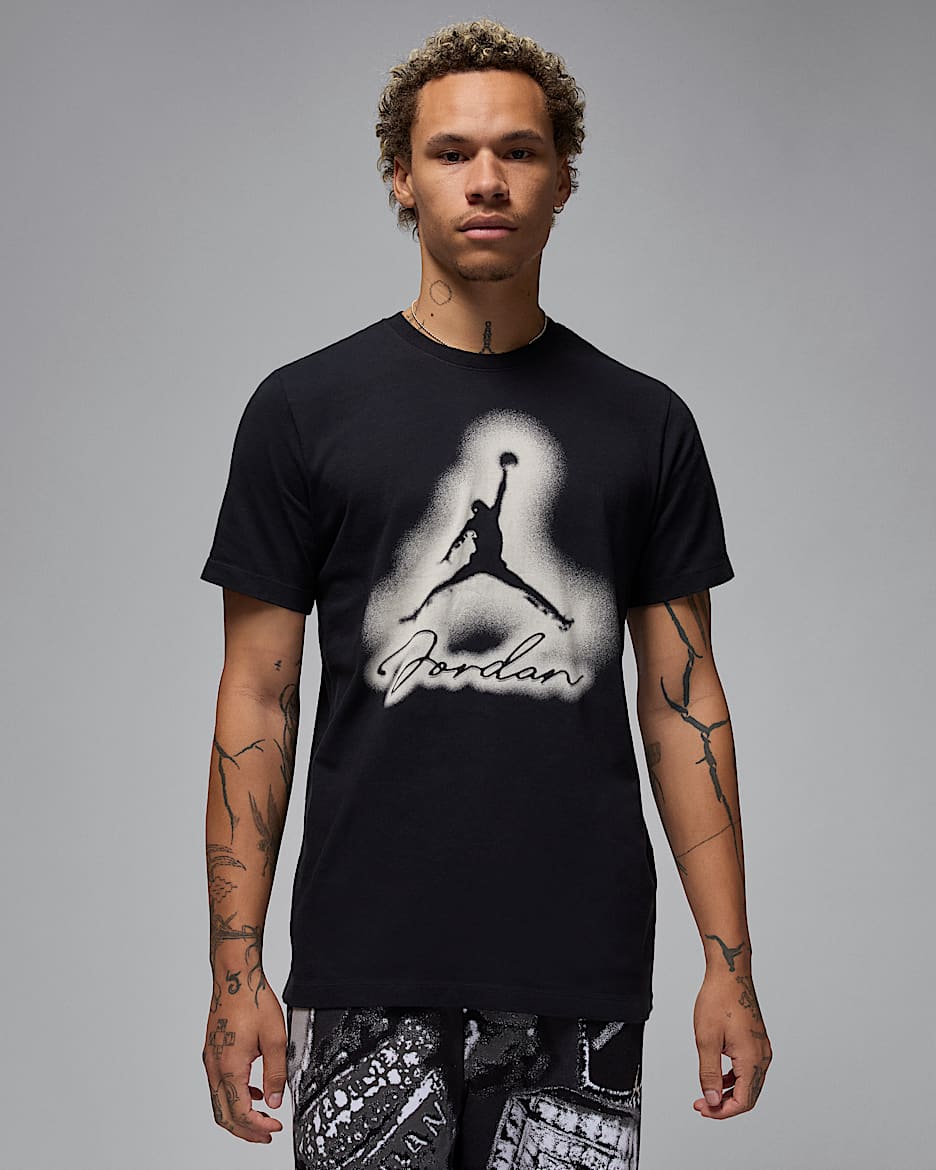 Playera para hombre Jordan Flight MVP - Negro/Vela/Vela