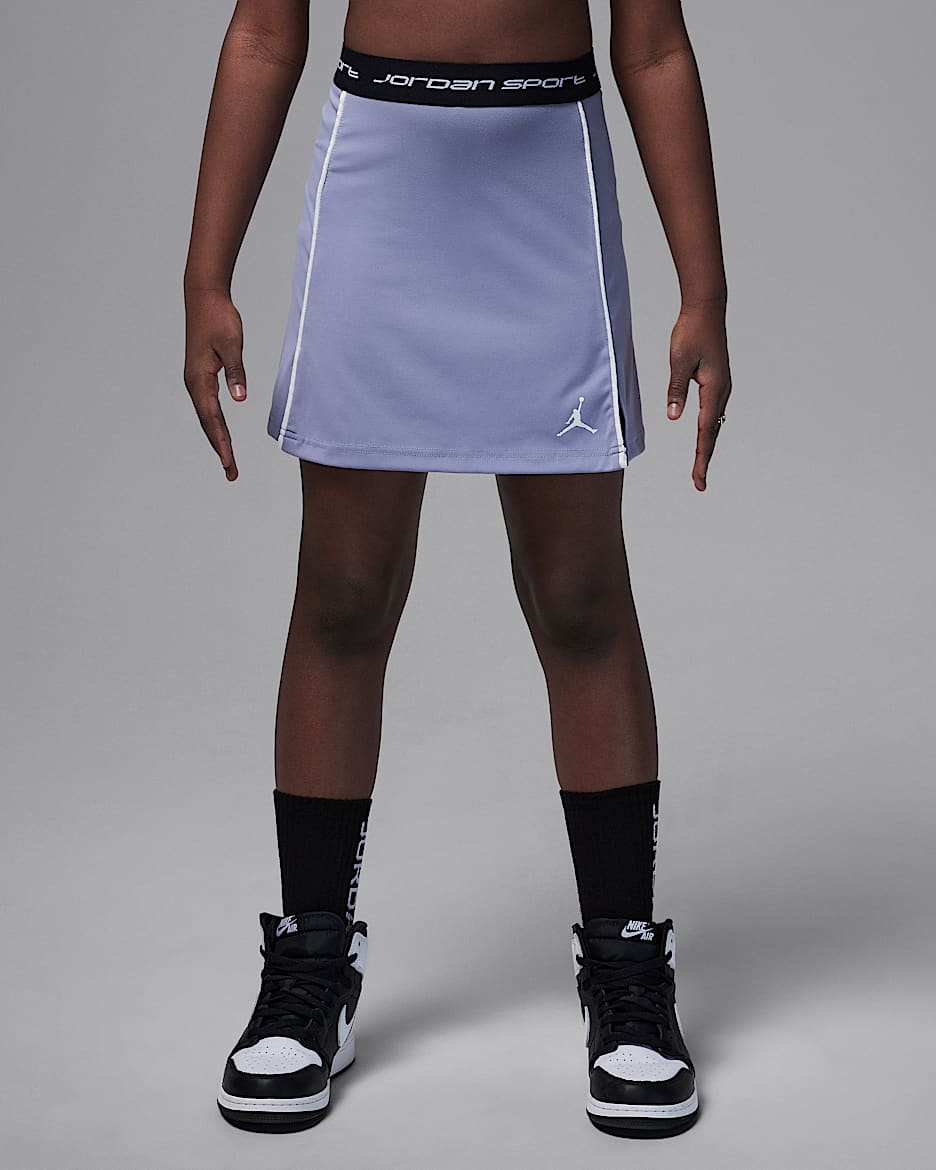 Skort para niños talla grande Jordan Dri-FIT Sport - Índigo neblina
