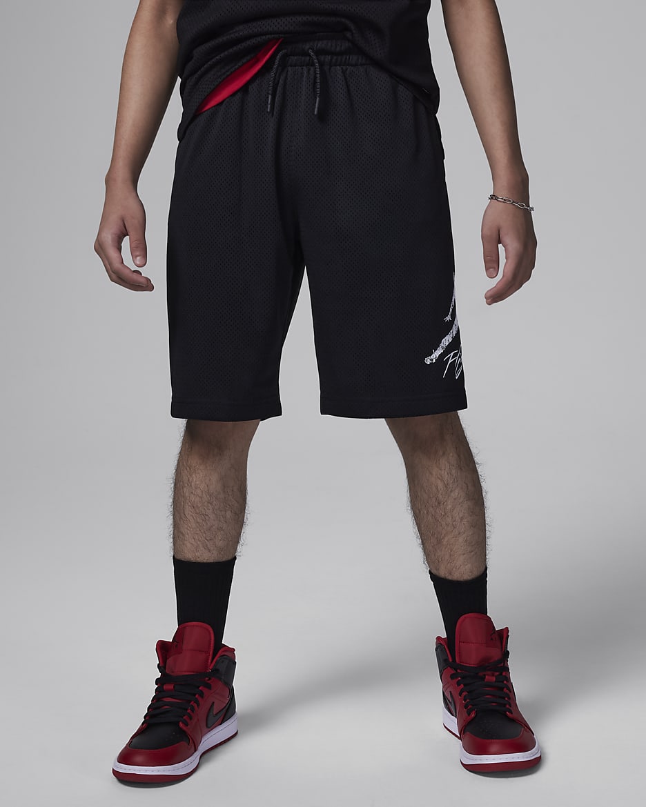 Shorts Dri-FIT Baseline para niños talla grande Jordan MJ Essentials - Negro