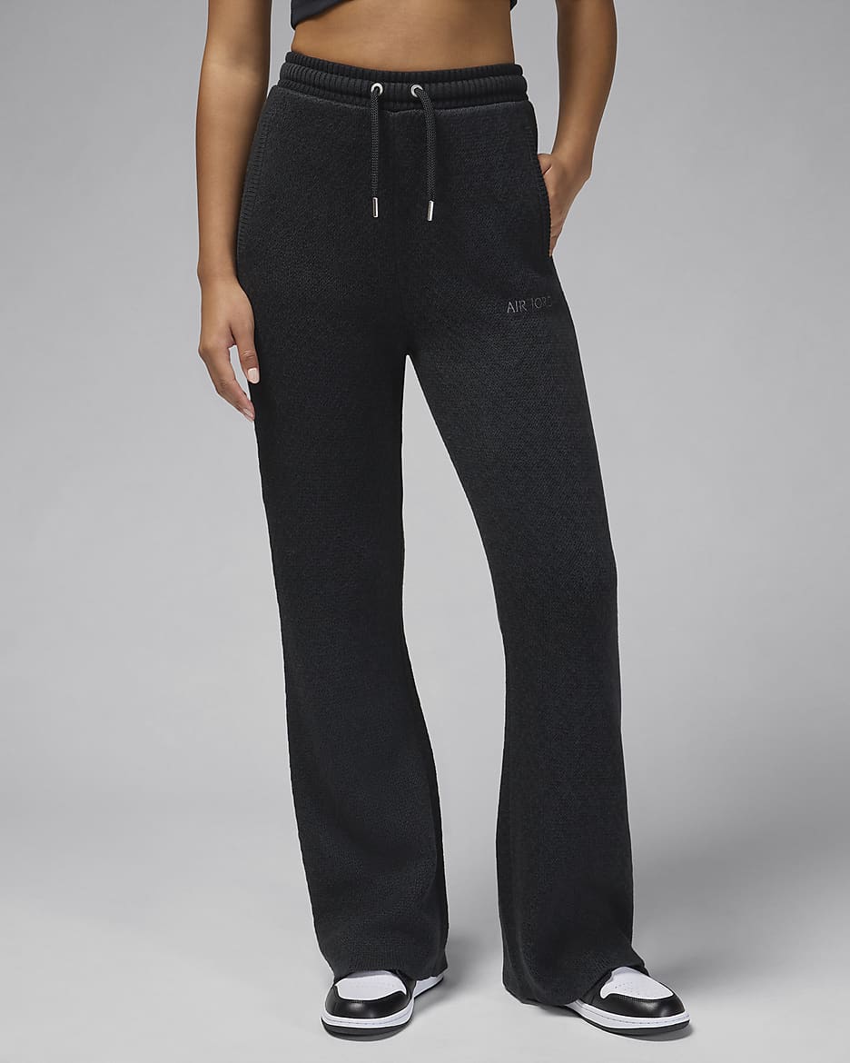 Air Jordan Women's Knit Trousers - Black