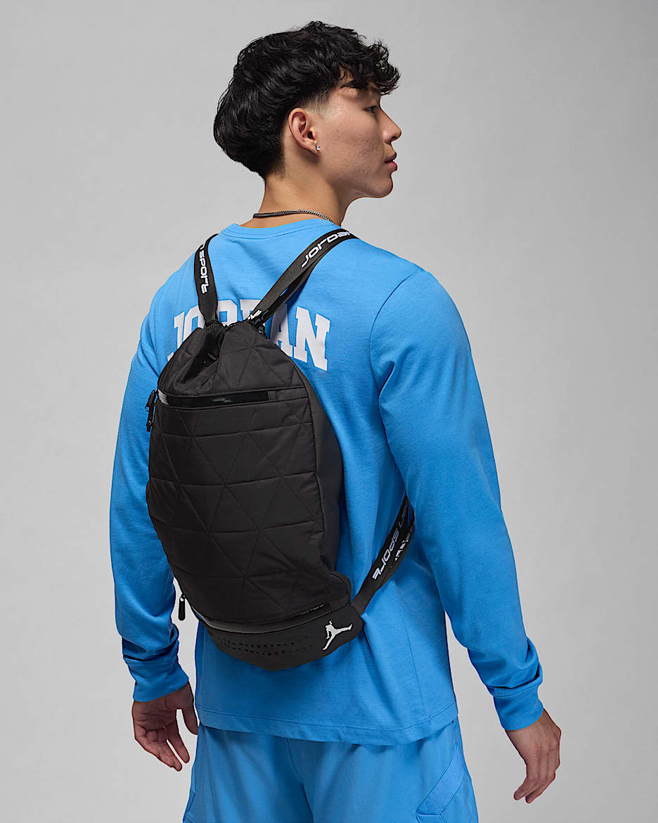 Maleta de gimnasio Jordan Sport (9.8L) - Negro