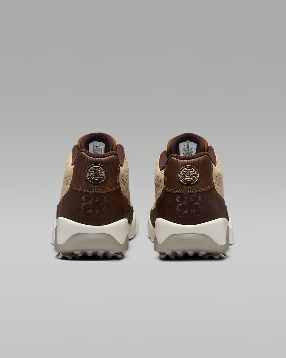 Air Jordan 9 G NRG Golf Shoes - Hemp/Pecan/Sail/Earth