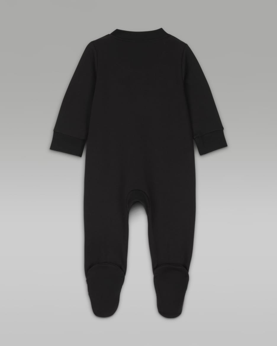 Jordan Baby (0-9M) Jumpman Footed Coverall - Black