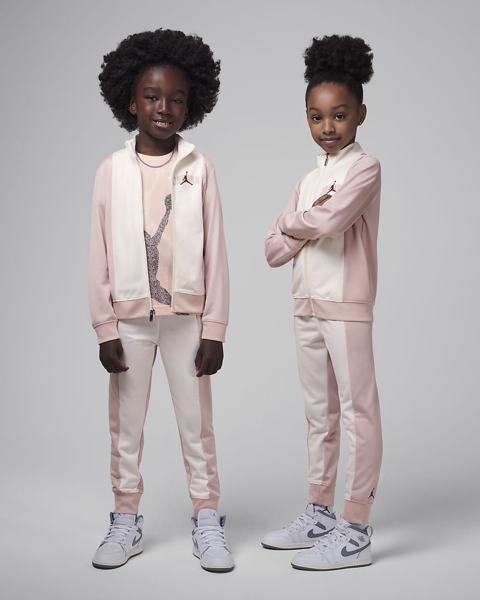 Jordan Little Kids' Arched Jordan 2-Piece Tricot Set - Sail