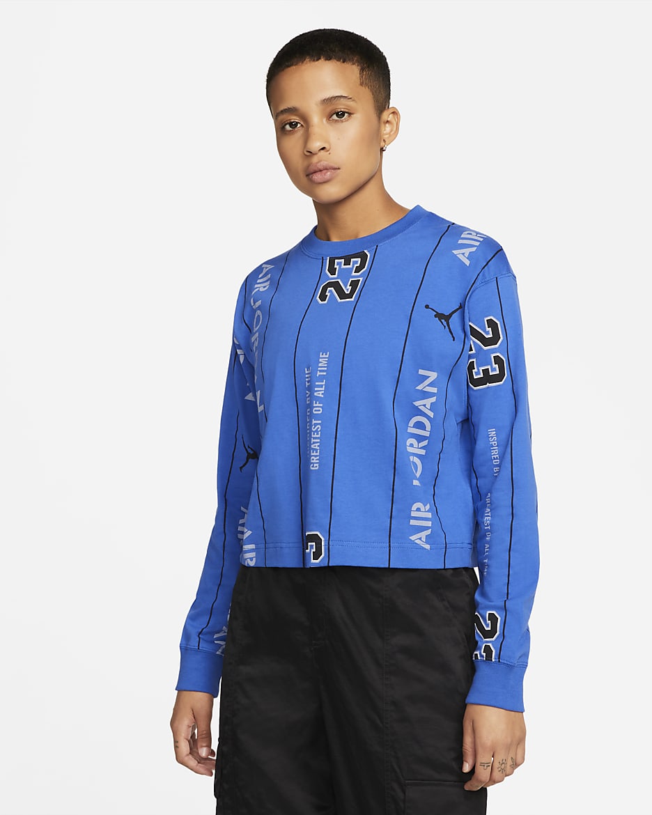 Jordan Women's Long-Sleeve T-Shirt - Game Royal