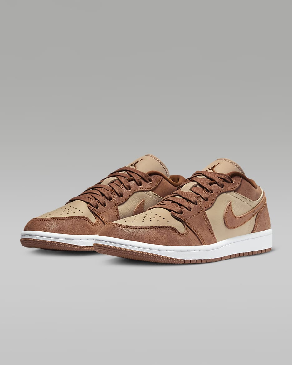 Air Jordan 1 Low SE Women's Shoes - Legend Medium Brown/Sail/Legend Coffee