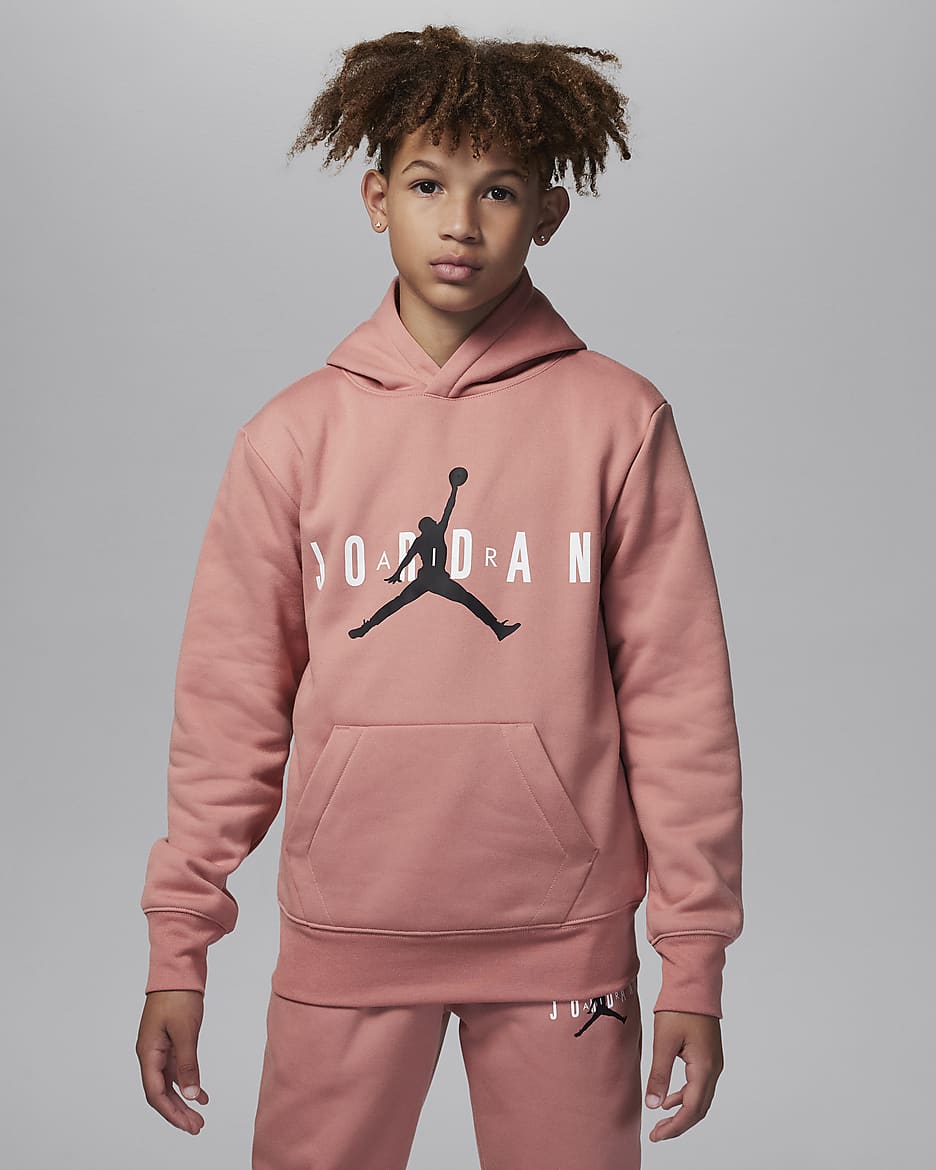 Jordan Older Kids' Pullover Hoodie - Red Stardust