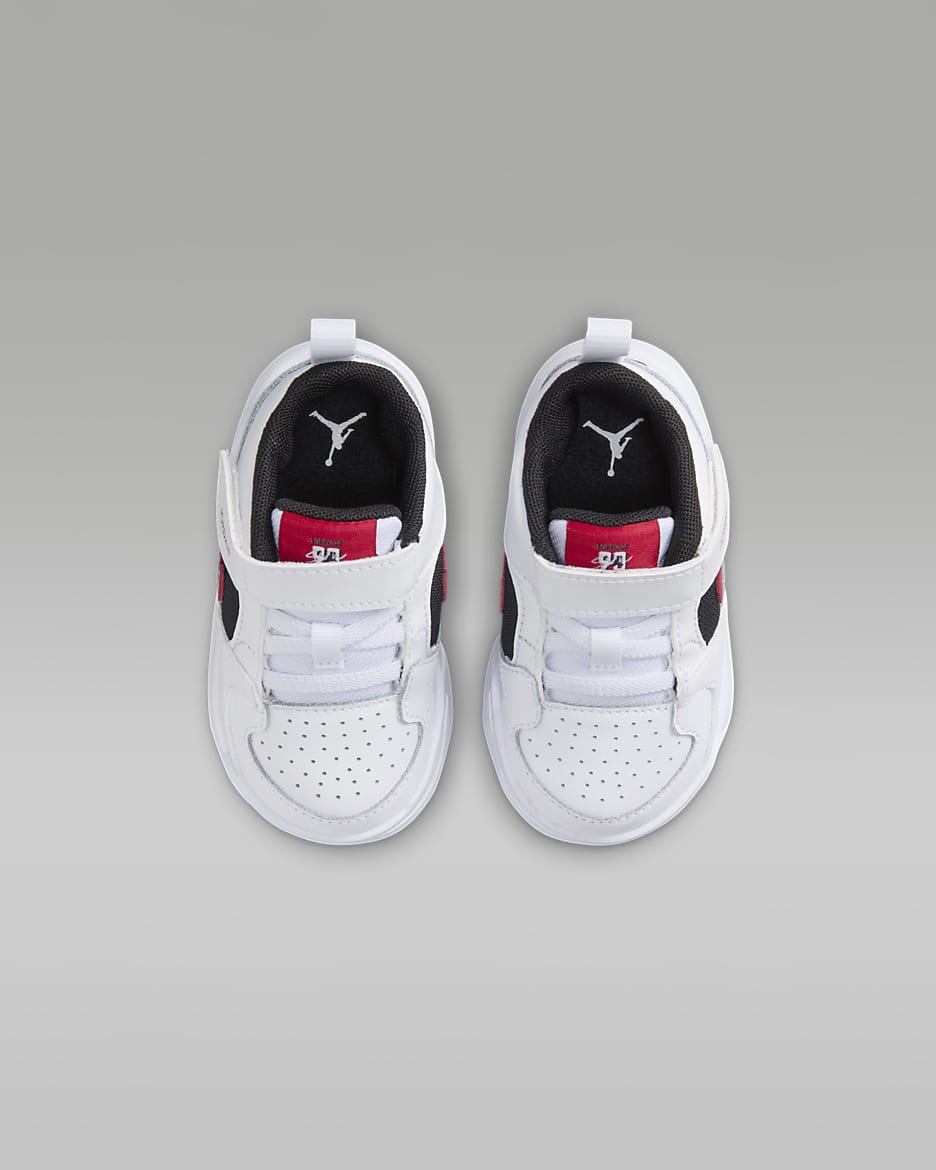 Jordan Stadium 90 Baby/Toddler Shoes - White/Black/Gym Red