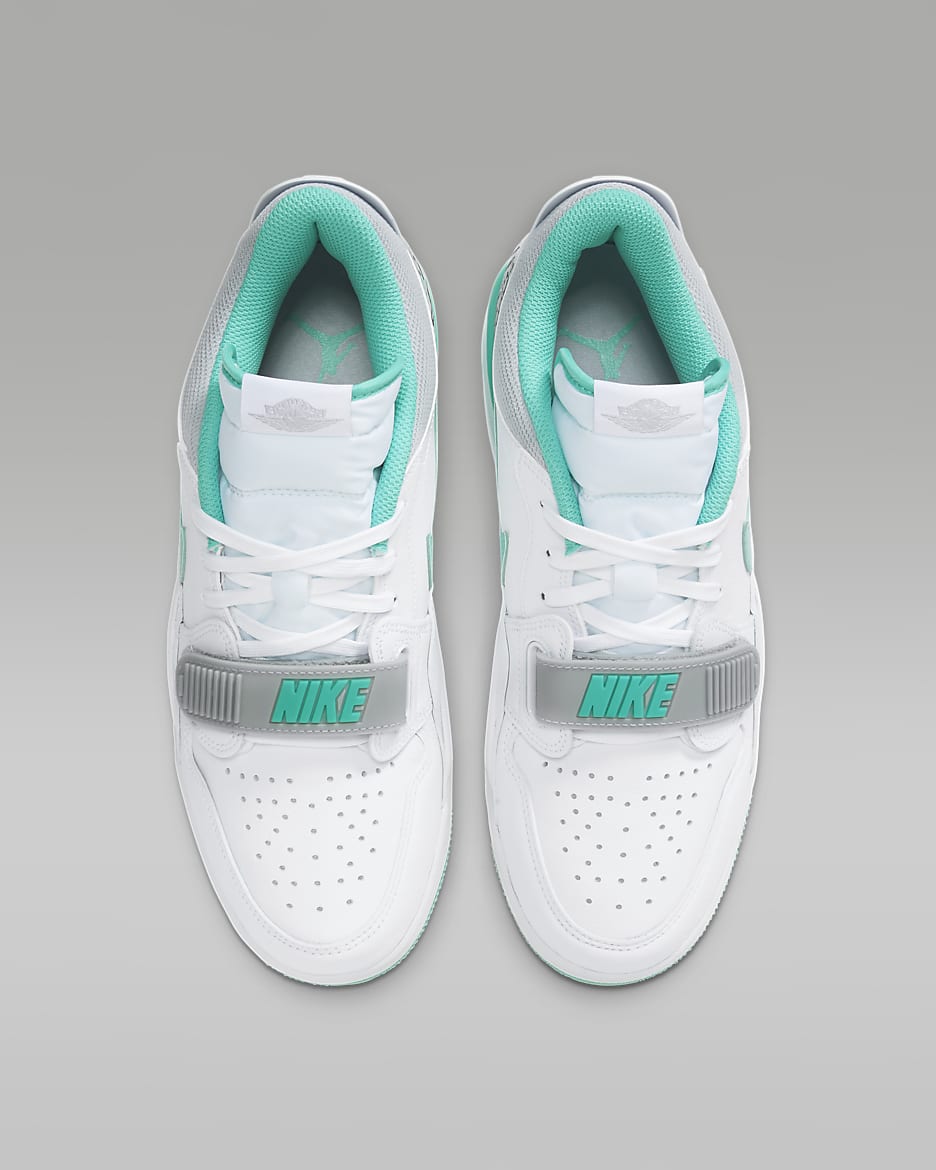 Air Jordan Legacy 312 Low Men's Shoes - White/Wolf Grey/Washed Teal