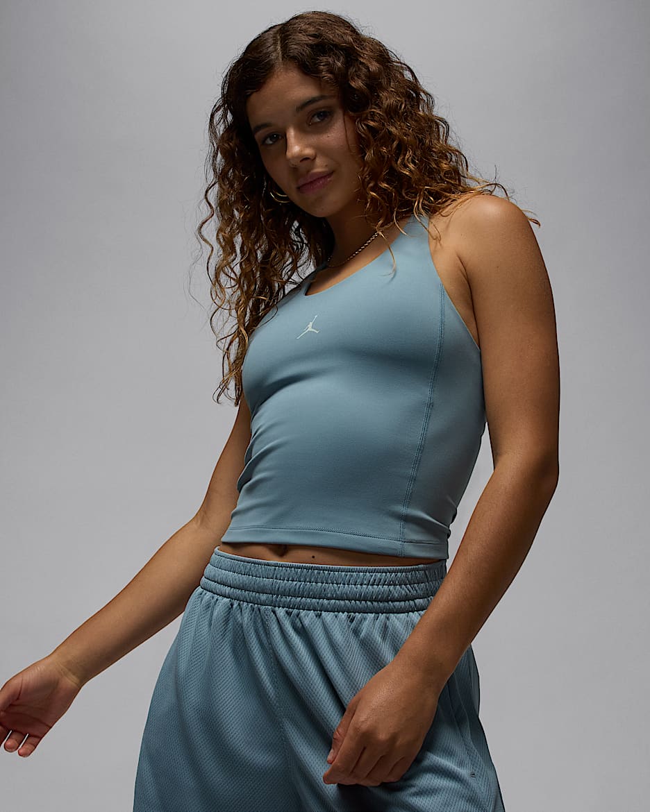 Jordan Sport Women's Dri-FIT Tank Top - Aviator Grey/Light Silver