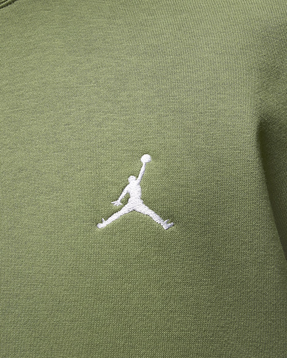 Jordan Brooklyn Fleece Men's Crewneck Sweatshirt - Sky J Light Olive/White