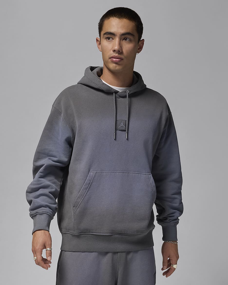 Jordan Flight Fleece Men's Pullover Hoodie - Iron Grey