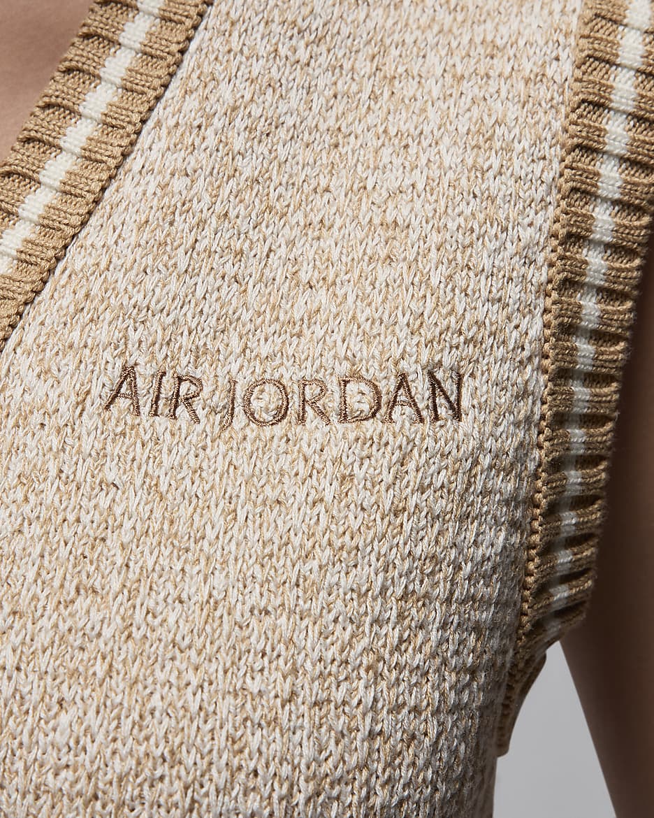 Air Jordan knit bodywarmer voor dames - Sail