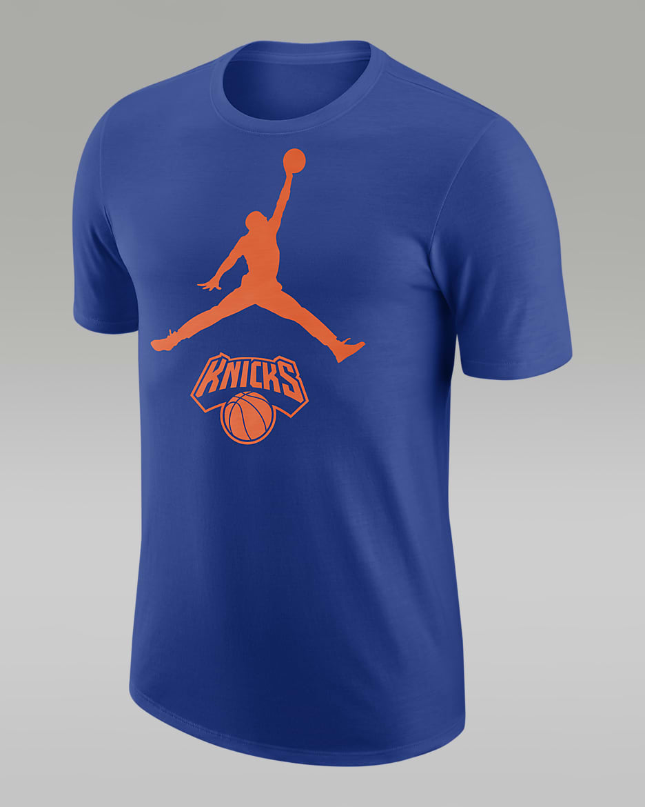 Playera Jordan NBA para hombre New York Knicks Essential - Azul enérgico