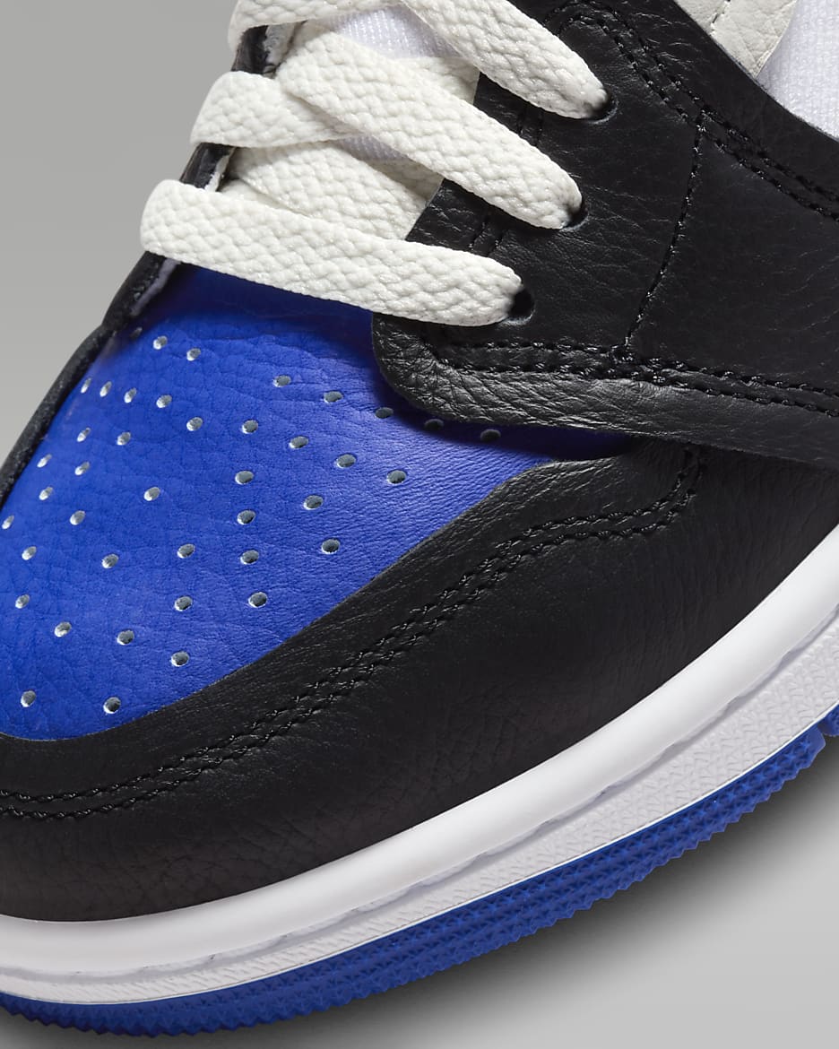 Sapatilhas Air Jordan 1 High Method of Make para mulher - Preto/Branco/Sail/Game Royal